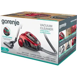 Пилосос Gorenje VCE 03 SPRCY (VC-T4019) - мініатюра 6