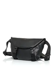 Жіноча сумка бананка Sambag Tirso Zard чорна 33 × 22 × 7 см (80551001) - мініатюра 9
