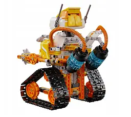 Конструктор робот програмований STEM-робот 3 в 1 Robot W - bot CaDa з пультом і додатком робот-трансформер для дітей на радіокеруванні, 455 деталі - мініатюра 3