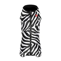 Вітровка для собак WAUDOG Clothes, малюнок "Зебра", S32, В 47-50 см, С 35-38 см - мініатюра 2