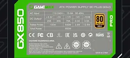 Блок живлення GameMax GX-850 PRO BK [93731] - мініатюра 11