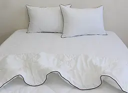 Комплект постільної білизни (White) 1,5-спальний TAG tekstil pbe0028651 - мініатюра 2