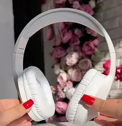 Бездротові навушники XO BE39 накладні, BT5.0, AUX, 200mAh, 20h, Білий - мініатюра 6
