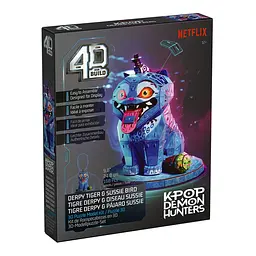 Пазл для створення 3D-моделі Spin Master Кейпоп-мисливиці на демонів: тигр Дерпі та сорока Сюзі 168 деталей (SM47184/6077589)