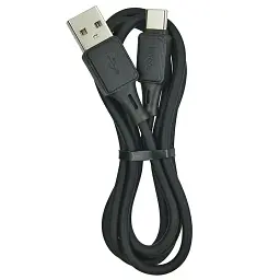 Кабель Hoco USB X101 Type-C 3A 1 м силіконовий провід з для швидкої зарядки гаджетів чорний - мініатюра 2