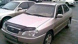 Дефлектор капоту мухобійка для Chery Amulet з 2003-