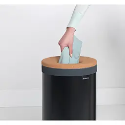 Бак для білизни Brabantia Laundry Bin чорний 35 л (120008) - мініатюра 2