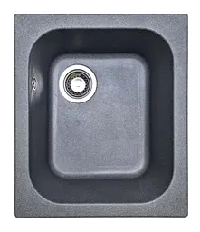 Кухонна мийка Adamant COMPACTA графіт 430x500x200 мм, без крила 43 см