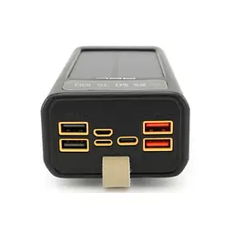 Батарея універсальна ACL 30000mAh, SOLAR, TypeC + Lighting, Black (PW-90B) - мініатюра 4