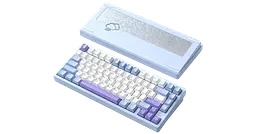 Клавіатура Wobkey Rainy 75 Pro Electro Blue (PR75CBlu) - мініатюра 2