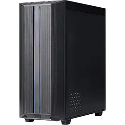 Корпус Prologix E122 Tempered Glass&Mesh Black [146857] - мініатюра 6