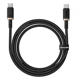 Дата кабель Baseus Dura Series Fast Charging Type-C to Type-C 100W (2m) (P10377803) Gold / Black - мініатюра 2