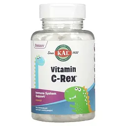 Витамин С Dinosaurs Vitamin C-Rex Orange 100 жевательных таблеток KAL vit0006300