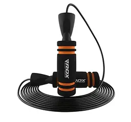 Скакалка швидкісна RDX X2 з обтяжувачами Orange 3 м (SRPF-X2O-10.3FT) - мініатюра 2
