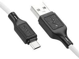 Кабель Hoco X90 Micro USB 1m White (6931474788436) - мініатюра 2