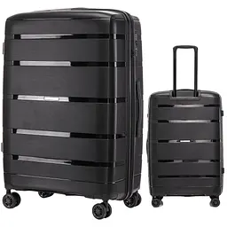 Валіза Wings HWF01 велика 97л чорна (HWF01-L-Black) - мініатюра 3