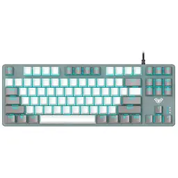 Клавіатура Aula F3287 Keycap KRGD Blue USB UA Grey/White (6948391240954)