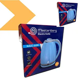 Електриний чайник Masterberg NAC-008, 2 л блакитний (41540-NAC-008_290) - мініатюра 2