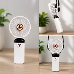 Портативний складний вентилятор / Вентилятор ручний акумуляторний Mini Fan TP-01 - мініатюра 4