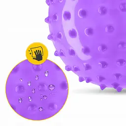 М'яч для пілатесу, йоги, реабілітації 4FIZJO 20 см (масажний) Violet (P-5905973406086) - мініатюра 6