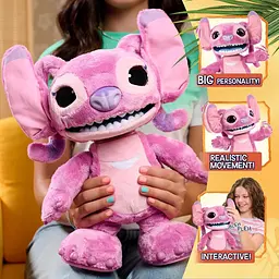 Інтерактивна м'яка іграшка Стич Ангел Disney Stitch Ultimate Angel Interactive 17 Plush 100 Sounds Just Play 31236 - мініатюра 5