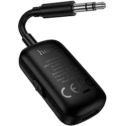 Bluetooth аудіо ресивер/трансмітер Hoco E 151 Graceful (AUX 3.5 mm) Black - мініатюра 3