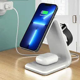 Бездротова зарядка Power QC 3.0 15 Вт Білий (WCS3O) - мініатюра 4