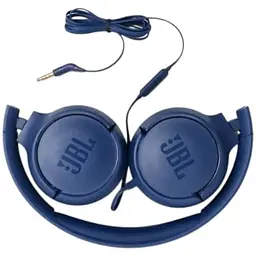 Навушники повнорозмірні провідні JBL T500 (JBLT500BLU) сині JBLT500BLU - мініатюра 4