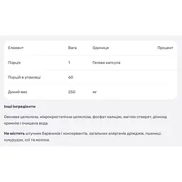 Дикий ямс NaturesPlus Herbal Actives 250 мг 60 гелевих капсул - мініатюра 3