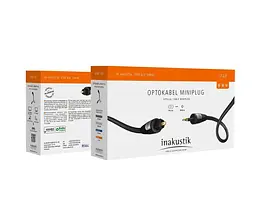 Оптичний цифровий кабель 3.5 Mini - Toslink Inakustik Star Opto 0.75m - мініатюра 2