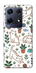 TPU чохол Demsky Cats pattern для Infinix Note 30 Pro