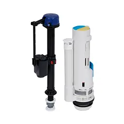 Комплект арматури Mixxus Premium Button-1806-1/2" спускна 2-х кнопочна + наповнювальна з нижнім підведенням, пластикове різьблення 1/2" MP6721, Білий - мініатюра 3