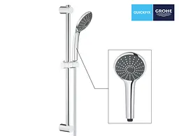 Душовий гарнітур Grohe QuickFix Vitalio Joy Mono 1 режим струменя 27322000, Хром - мініатюра 4