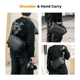 Фотосумка K&F Concept Alpha Camera Sling Bag Чорний, 10L (KF13.157V1) - мініатюра 6
