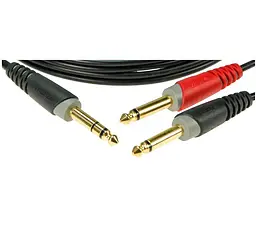Готовий аудіокабель Jack 6,3 Stereo — 2xJack 6,3 mono KLOTZ AY1-0300 3м - мініатюра 4