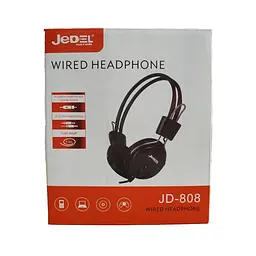 Навушники накладні Jedel 808 Jack 3.5 чорний - мініатюра 4