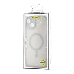 Чохол Splatter with MagSafe Protected Camera iPhone 15 Plus Black - мініатюра 2