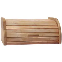 Уцінка. Хлібниця дерев'яна Mazhura 40.5x30.5x20.5 см бежева (mz502876)