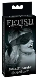 Маска на очі Pipedream Fetish Fantasy Series Satin Blindfold (чорний) - мініатюра 3