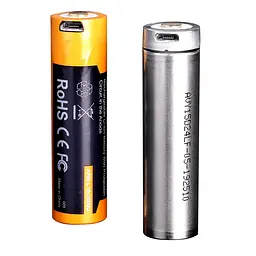 Акумулятор 18650 Fenix 3500mAh Li-Ion із micro-usb зарядкою (Чорно-жовтий) - мініатюра 5