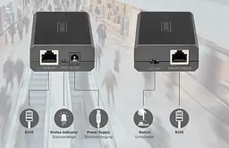 Digitus Розгалужувач DIGITUS Gigabit Ethernet PoE splitter, 51W - мініатюра 8