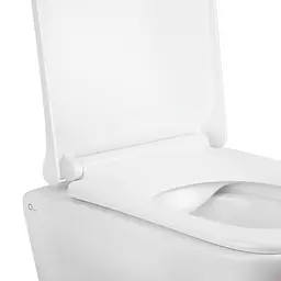 Унітаз підвісний Qtap Tern безобідковий з сідінням Soft-close QT1733052ERW, Білий - мініатюра 4