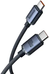 Кабель Baseus Crystal Shine Series Fast Charging Data Cable Type-C to Type-C 100W 2m CAJY000701 Black - мініатюра 3