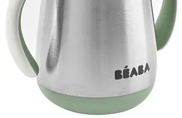 Металевий поїльник Beaba з трубочкою, 250 мл, зелений (913535) - мініатюра 4