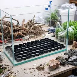 Решітка під ґрунт Kruger Meier Hardscape Grid 60x40 см для захисту дна акваріум - мініатюра 3