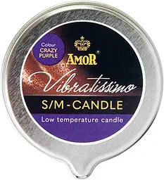 Масажна свічка Vibratissimo Crazy Purple 50 мл Amor 7115090177 104705 - мініатюра 4