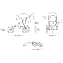 Дитяча коляска Thule Glide 2 Jet Black (TH 10101952) - мініатюра 6