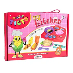Набір для творчості ліплення Містер тісто My Kitchen Strateg українською мовою (41025)