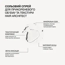 Сольовий спрей для прикореневого обʼєму та текстури Hair Architect Triology - мініатюра 2