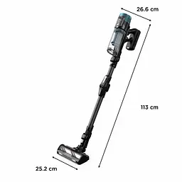Пилосос бездротовий Rowenta X-Force Flex 14.80 Animal Aqua 240 Вт вологе прибирання автон. робота до 90 хв HEF system 99.9% чорно-синій - мініатюра 5